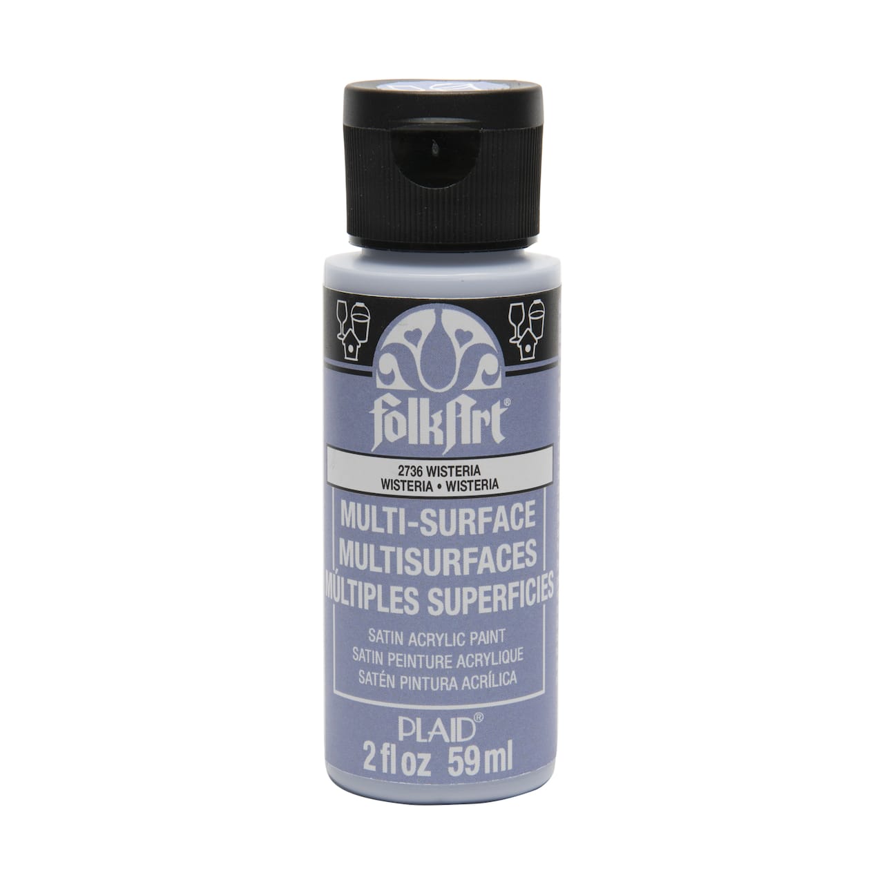 12 Pack: FolkArt® Multi-Surface Satin Acrylic Paint, 2oz.